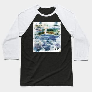 Abstract waterfall and river Baseball T-Shirt